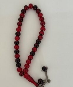 Gebetskette-dunkelrot schattiert