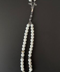 Gebetskette 33 -Weiss-gold